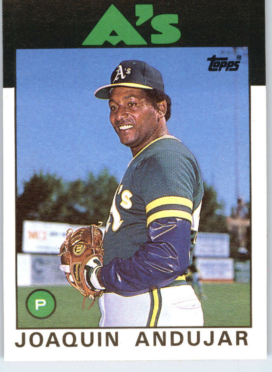 1986 Topps Traded #3T Joaquin Andujar NM-MT Oakland Athletics 
