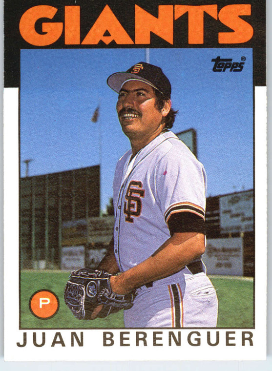 1986 Topps Traded #9T Juan Berenguer NM-MT San Francisco Giants 