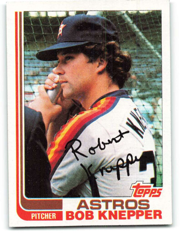 1982 Topps #672 Bob Knepper VG Houston Astros 