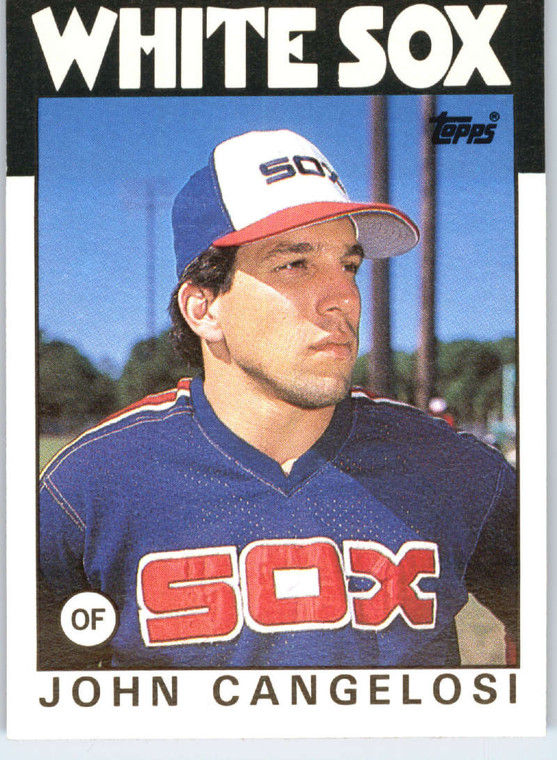 1986 Topps Traded #19T John Cangelosi NM-MT RC Rookie Chicago White Sox 