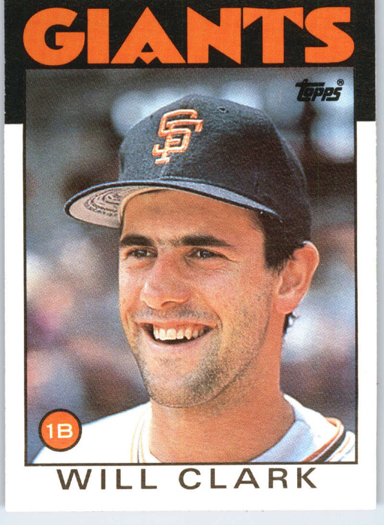 1986 Topps Traded #24T Will Clark NM-MT RC Rookie San Francisco Giants 