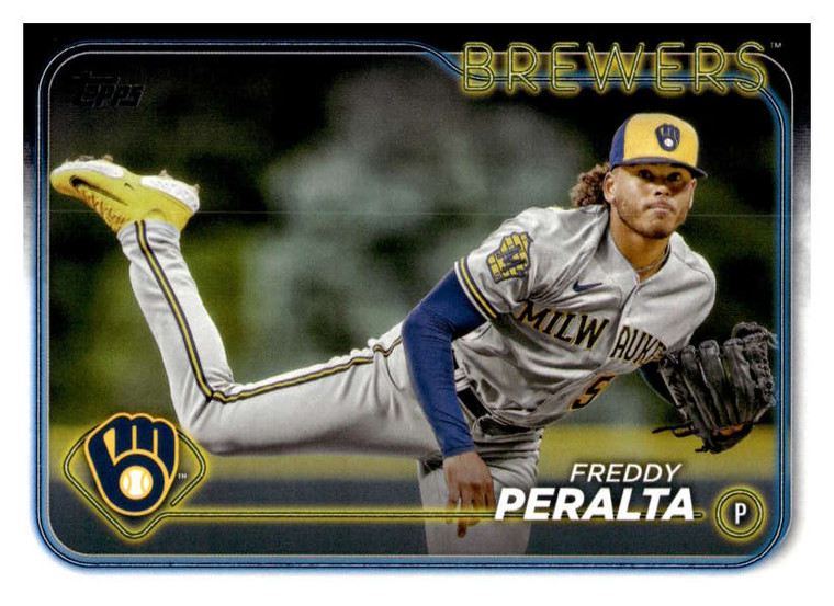 2024 Topps #26 Freddy Peralta NM-MT Milwaukee Brewers 