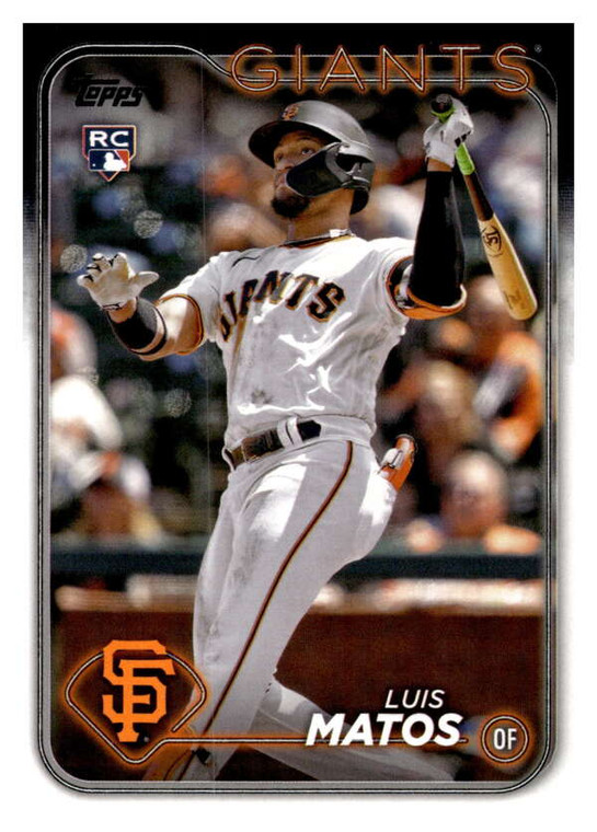 2024 Topps #28 Luis Matos NM-MT RC Rookie San Francisco Giants 