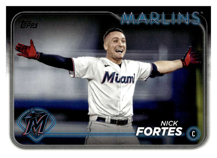 2024 Topps #81 Nick Fortes NM-MT Miami Marlins 