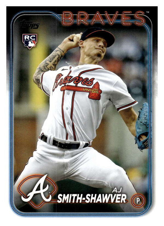 2024 Topps #117 AJ Smith-Shawver NM-MT RC Rookie Atlanta Braves 