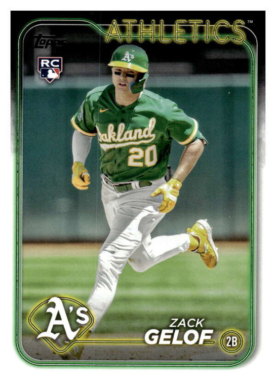 2024 Topps #166 Zack Gelof NM-MT RC Rookie Oakland Athletics 
