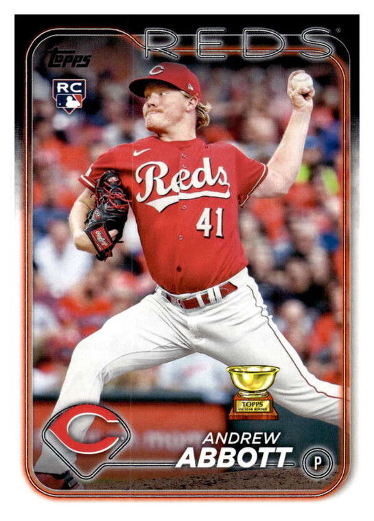 2024 Topps #214 Andrew Abbott NM-MT RC Rookie Cincinnati Reds 