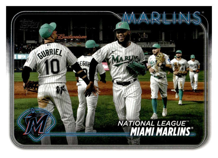 2024 Topps #252 Miami Marlins Team Card NM-MT Miami Marlins 
