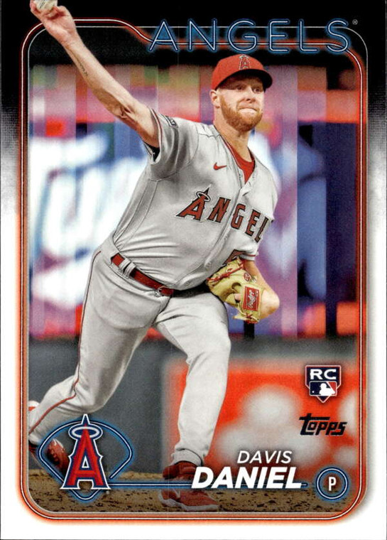 2024 Topps #592 Davis Daniel NM-MT RC Rookie Los Angeles Angels 