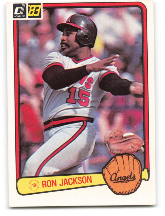 1983 Donruss #639b Ron Jackson COR VG California Angels 
