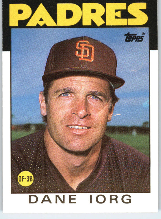 1986 Topps Traded #49T Dane Iorg NM-MT San Diego Padres 