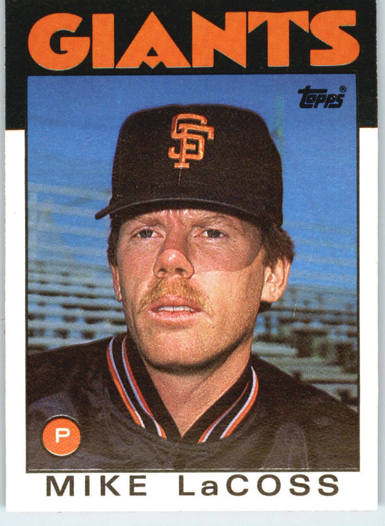 1986 Topps Traded #57T Mike LaCoss NM-MT San Francisco Giants 