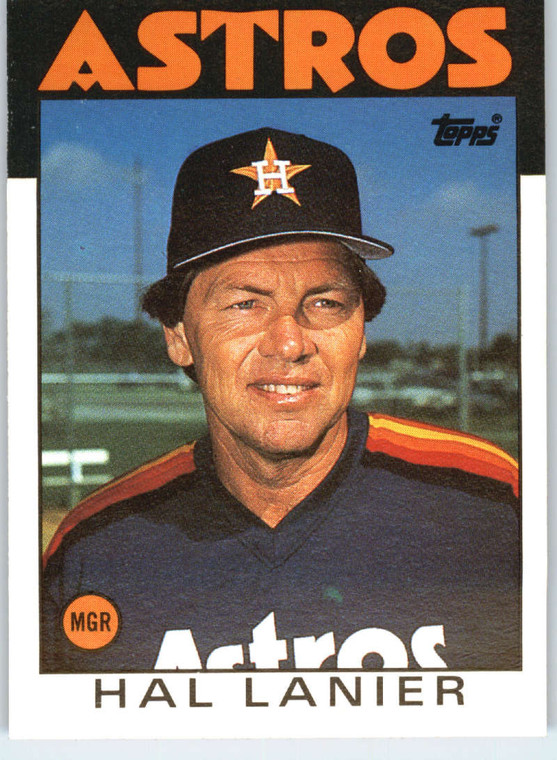 1986 Topps Traded #60T Hal Lanier MG NM-MT Houston Astros 