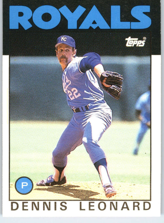 1986 Topps Traded #65T Dennis Leonard NM-MT Kansas City Royals 