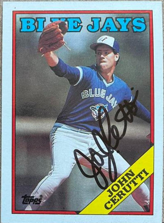 John Cerutti Autographed 1988 Topps #191