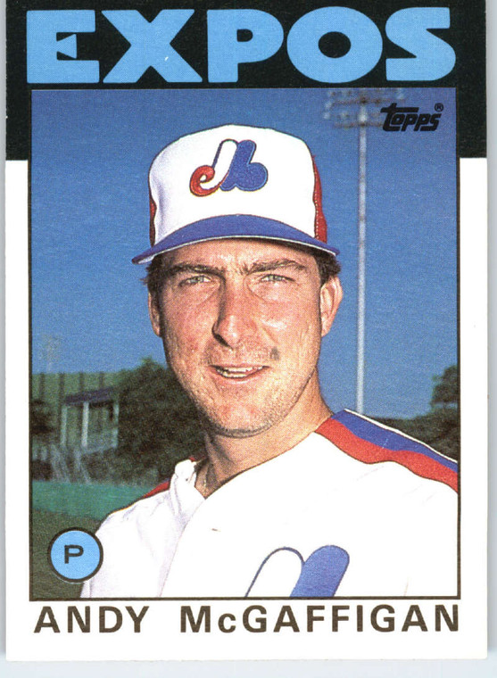 1986 Topps Traded #72T Andy McGaffigan NM-MT Montreal Expos 