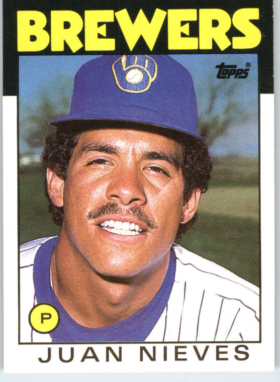 1986 Topps Traded #79T Juan Nieves NM-MT RC Rookie Milwaukee Brewers 