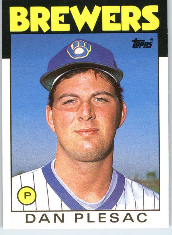 1986 Topps Traded #87T Dan Plesac NM-MT Milwaukee Brewers 
