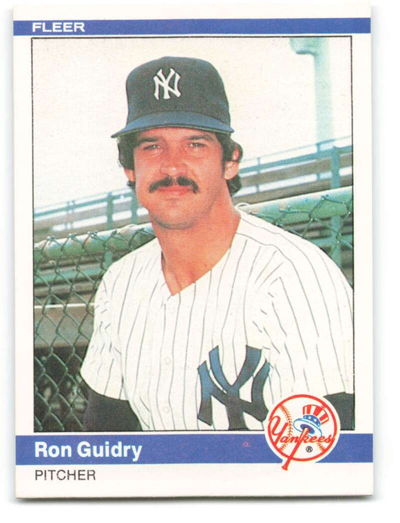 1984 Fleer #127 Ron Guidry VG New York Yankees 
