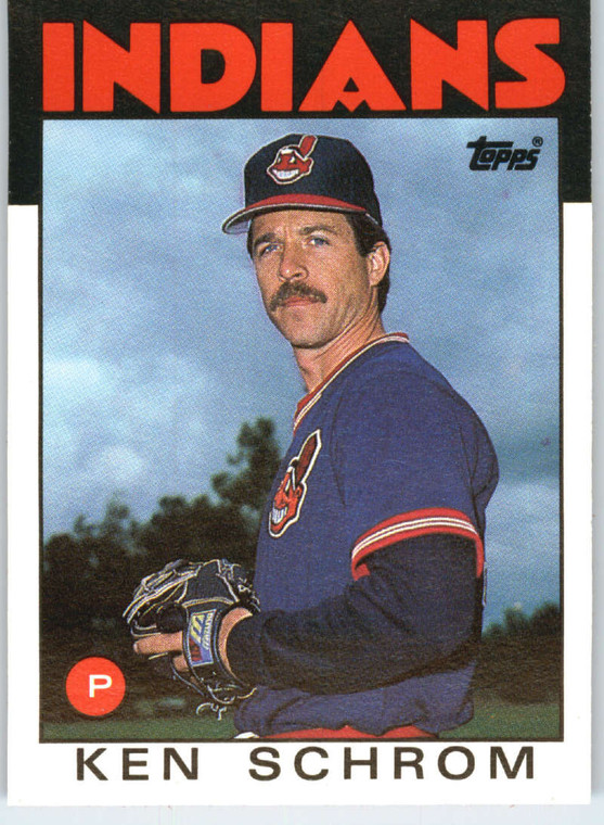 1986 Topps Traded #100T Ken Schrom NM-MT Cleveland Indians 