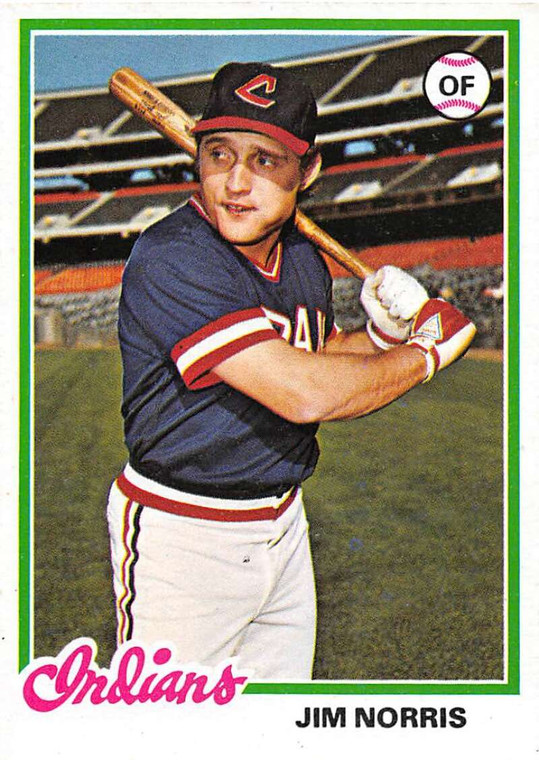1978 Topps #484 Jim Norris VG RC Rookie Cleveland Indians 
