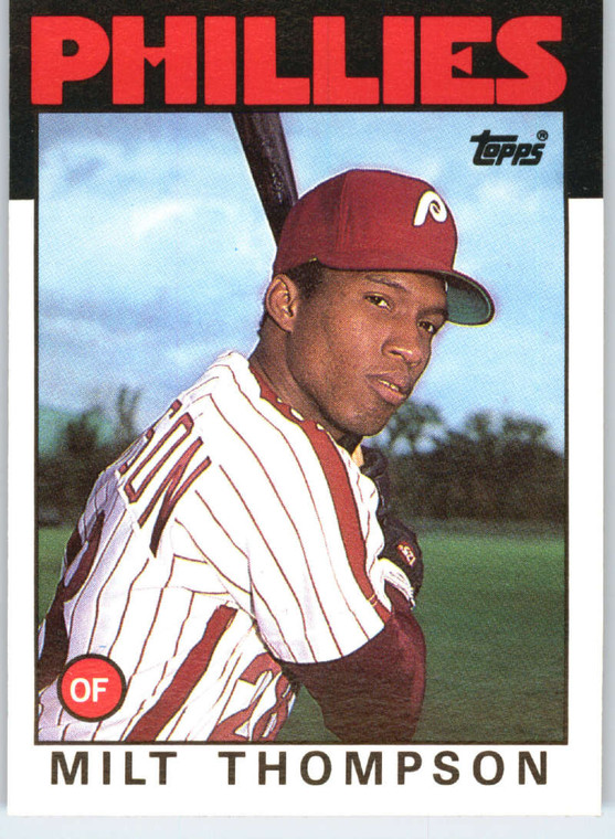 1986 Topps Traded #112T Milt Thompson NM-MT Philadelphia Phillies 