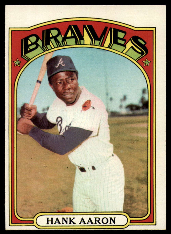 1972 Topps #299 Hank Aaron VG Atlanta Braves 