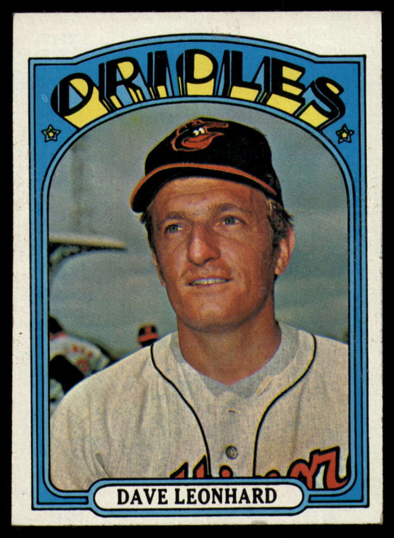 1972 Topps #527 Dave Leonhard VG Baltimore Orioles 