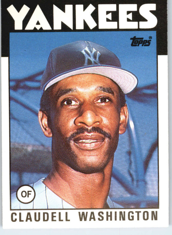 1986 Topps Traded #122T Claudell Washington NM-MT New York Yankees 