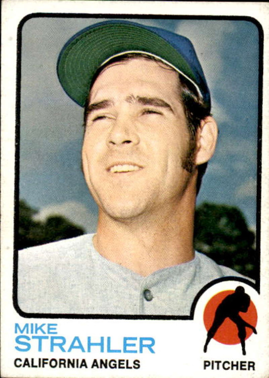 1973 Topps #279 Mike Strahler VG California Angels 