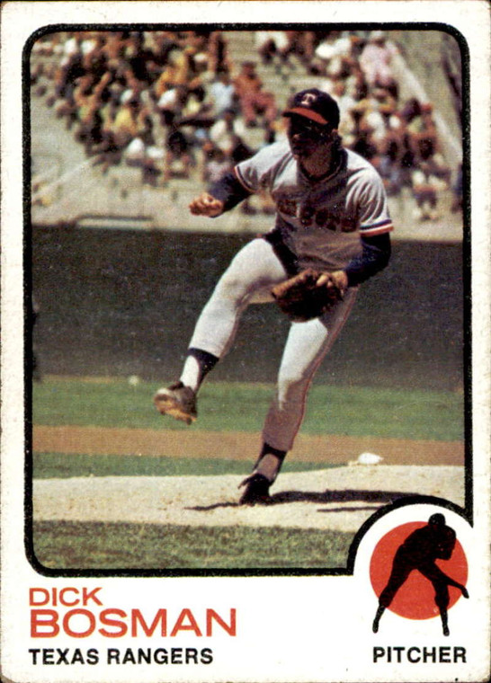 1973 Topps #640 Dick Bosman VG Texas Rangers 