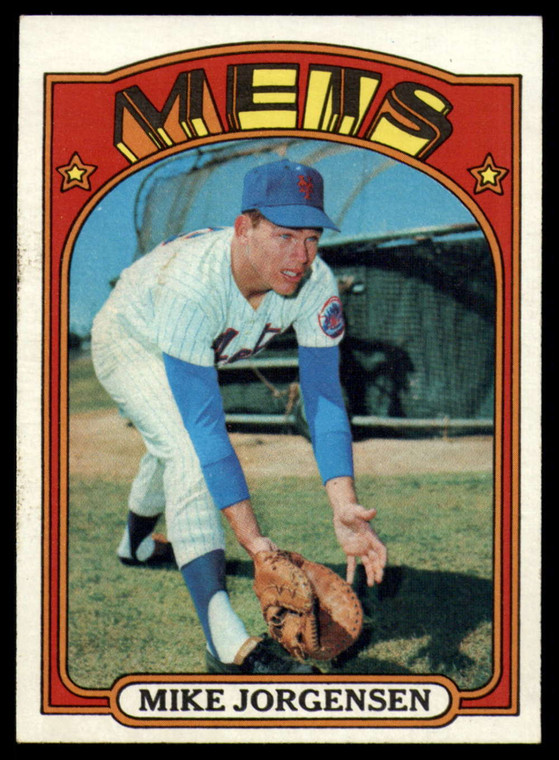1972 Topps #16 Mike Jorgensen VG New York Mets 