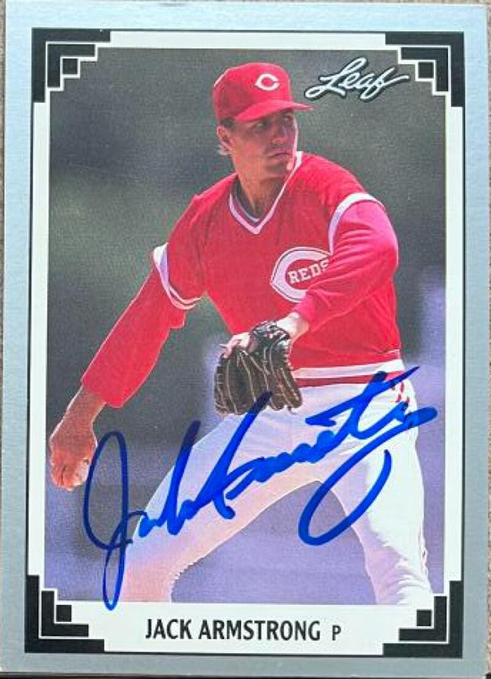 Jack Armstrong Autographed 1991 Leaf #459