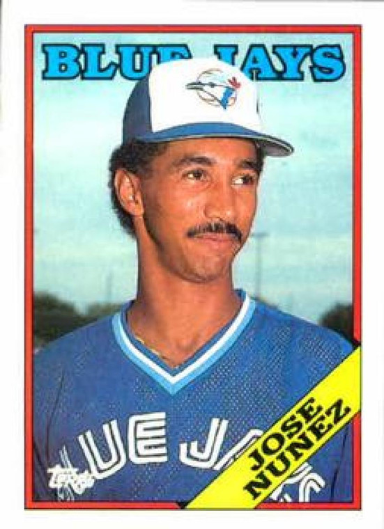 1988 Topps #28 Jose Nunez NM-MT RC Rookie Toronto Blue Jays 