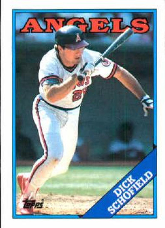 1988 Topps #43 Dick Schofield NM-MT California Angels 