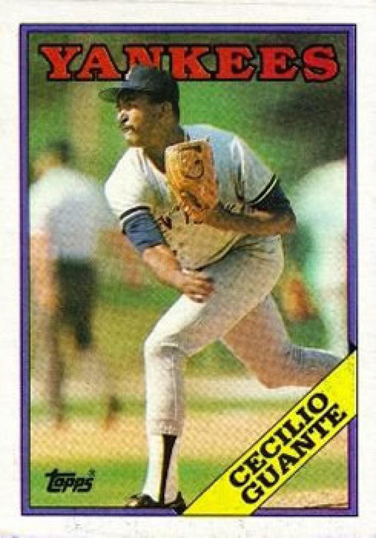 1988 Topps #84 Cecilio Guante NM-MT New York Yankees 