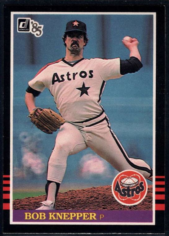 1985 Donruss #476 Bob Knepper VG Houston Astros 