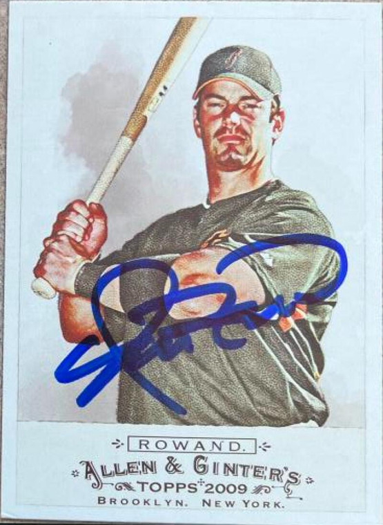 Aaron Rowand Autographed 2009 Topps Allen & Ginter #181