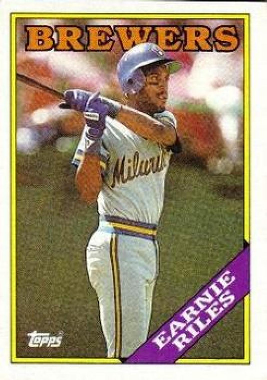 1988 Topps #88 Ernest Riles NM-MT Milwaukee Brewers 