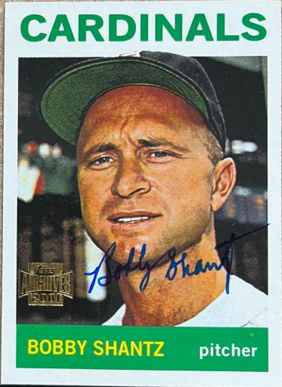 Bobby Shantz Autographed 2001 Topps Archives #142 1964 #278
