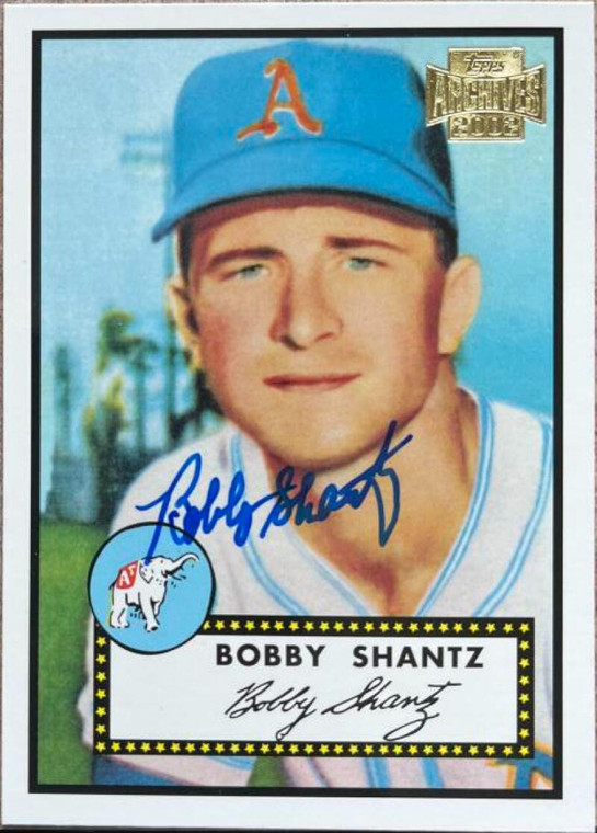 Bobby Shantz Autographed 2002 Topps Archives #50 1952 #219