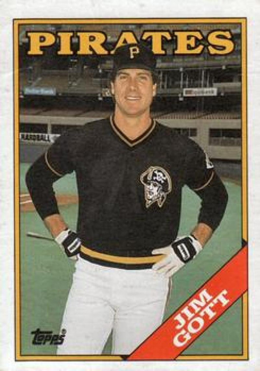 1988 Topps #127 Jim Gott NM-MT Pittsburgh Pirates 