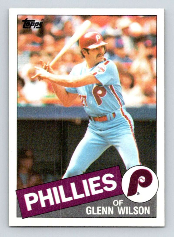 1985 Topps #454 Glenn Wilson VG Philadelphia Phillies 