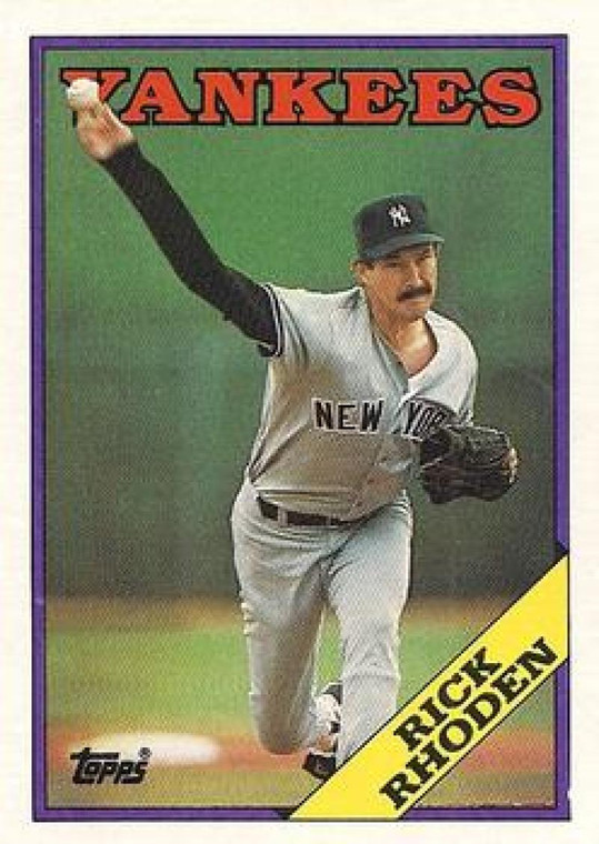 1988 Topps #185 Rick Rhoden NM-MT New York Yankees 