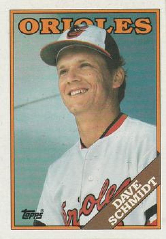 1988 Topps #214 Dave Schmidt NM-MT Baltimore Orioles 