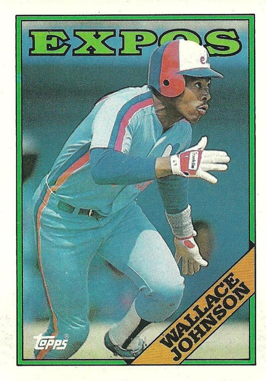 1988 Topps #228 Wallace Johnson NM-MT Montreal Expos 