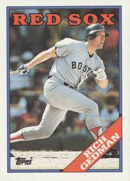 1988 Topps #245 Rich Gedman NM-MT Boston Red Sox 