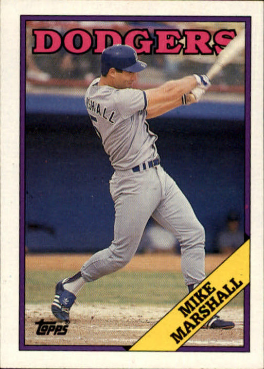 1988 Topps #249 Mike Marshall NM-MT Los Angeles Dodgers 