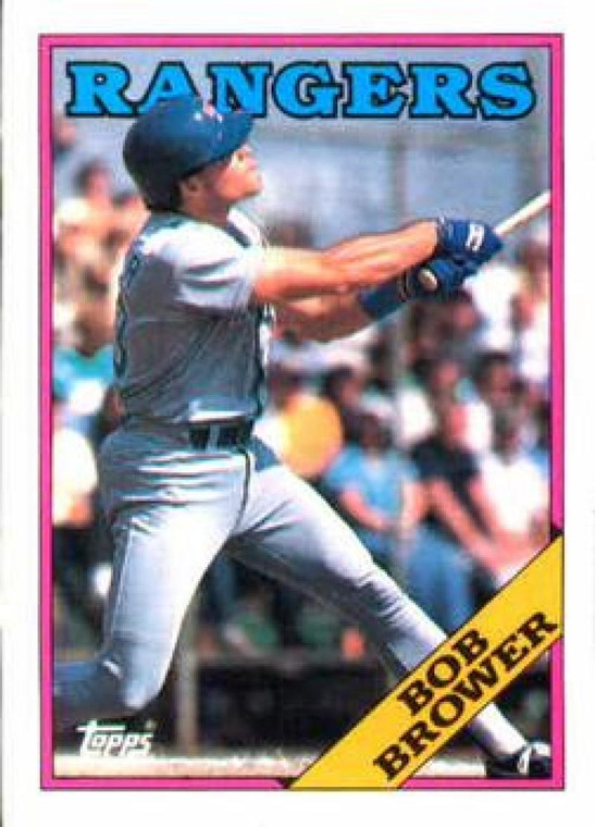 1988 Topps #252 Bob Brower NM-MT Texas Rangers 