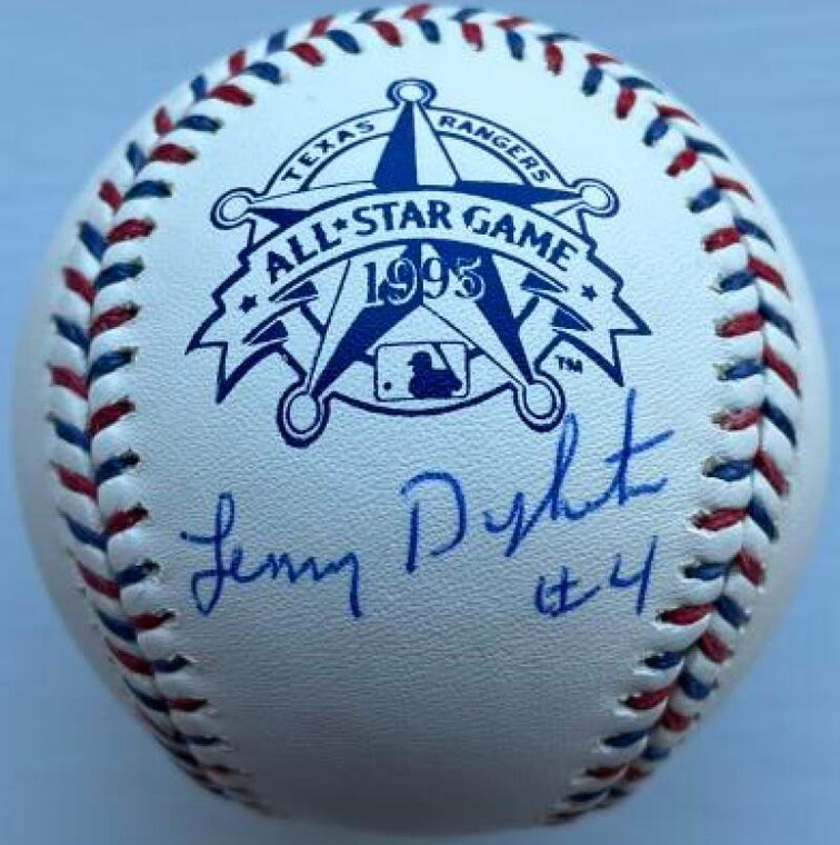  Lenny Dykstra Autographed 1995 All-Star Game Baseball 
